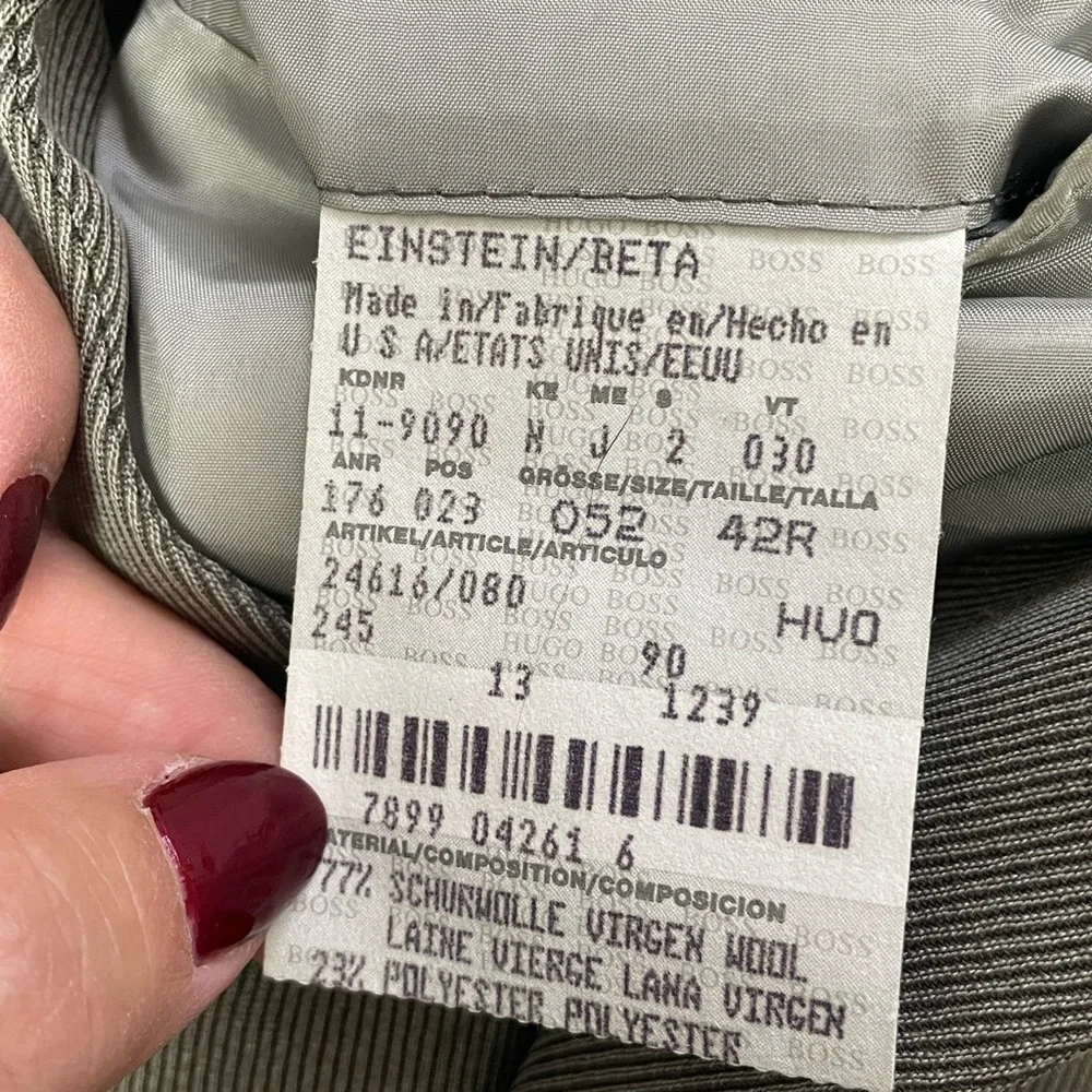 Hugo Boss Einstein Tan Wool Blend Sport Coat 42 R